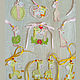 He and she embroidered giraffe 10pcs Interior toys Set for mobile, Souvenirs with wishes, Moscow,  Фото №1