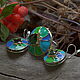 Jewelry sets: Abstract headset Green Mile. Jewelry Sets. desef (desef). Ярмарка Мастеров.  Фото №6