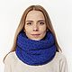 Cashmere scarf - pipe 'Dorothea', Scarves, Chelyabinsk,  Фото №1