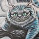 Чеширский кот. Картины. Acrylic Irene. Интернет-магазин Ярмарка Мастеров.  Фото №2