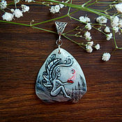 Game of Thrones pendant, Jon snow and the Ghost, Winter is near