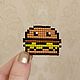 Burger sticker on clothes, laptop, diary, Stickers, Moscow,  Фото №1