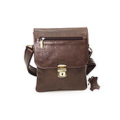 Сумки и аксессуары handmade. Livemaster - original item Men`s bag: Men`s leather brown Magmus mod Bag. S61kl-622. Handmade.