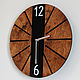 Round wall clock in eco style. Watch. dekor-tseh. My Livemaster. Фото №4