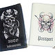 Cover for a passport, a series of 'Jolly Roger'. Passport cover. Ludmila Krishtal. My Livemaster. Фото №5