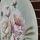 Заказать Пионы картина маслом на круглом холсте. VeroArt Интерьерные картины на заказ.. Ярмарка Мастеров. . Картины Фото №3