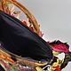 Bag felted. Art-bag "Autumn bouquet with gerberas and leaves of the Co. Classic Bag. wool gifts. My Livemaster. Фото №6