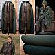 Linen Cloak Strider Pine color (inspired Aragorn LOTR). Cosplay costumes. Svetliy Sudar Leather Arts Workshop. My Livemaster. Фото №6