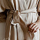 Bathrobe made of Lula tencel in the color of coffee with milk. Robes. Delicate Clothing Store (Daria). My Livemaster. Фото №5