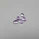 Amethyst lilac cabochon oval 8h12 mm (4Ct), 6h8 mm (1,45Ct), Cabochons, Khimki,  Фото №1
