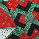 Ранер "Новогодняя Фантазия" Patchwork. Скатерти. Arik Лоскутный Калейдоскоп. Ярмарка Мастеров.  Фото №4
