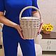 Корзина-сумка в стиле Джейн Биркин. Корзины. AG_Home decor - Товары для вашего уюта и комфорта. Интернет-магазин Ярмарка Мастеров.  Фото №2