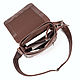 Order Men's leather bag 'Riga' (brown). Russian leather Guild. Livemaster. . Tablet bag Фото №3