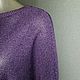 Джемпер " Виола" 100% шелк. Джемперы. Вера / Kirshvery_knit (kirshvery) (kirshvery). Ярмарка Мастеров.  Фото №4