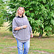 Women's oversize jacket, tunic, Cape ' Gray Bat'. Sweater Jackets. Natalie Wool -Art. My Livemaster. Фото №5
