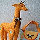 'Giraffe Jeanne from Sunny Ghana' set for girls, Stuffed Toys, Kolomna,  Фото №1