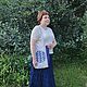  Сумка через плечо из льна и хлопка Речной круиз. Сумка-шоппер. Анна (belamedveditsa). Ярмарка Мастеров.  Фото №4