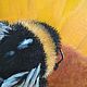  ' Shaggy Bumblebee' - oil painting. Pictures. flamemilady. My Livemaster. Фото №5