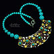 Turquoise Necklace (393) designer jewelry. Necklace. Svetlana Parenkova (parenkova). Online shopping on My Livemaster.  Фото №2