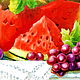 Painting watercolor ' Sweet watermelon'. Pictures. Tsvetopis. Online shopping on My Livemaster.  Фото №2