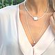 Double long chain with pendants - spectacular stylish decoration. Necklace. LovelyStones. Online shopping on My Livemaster.  Фото №2