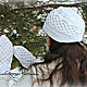 Order Set ' Ice granddaughter'. hat and mittens. Shop Natalia Glebovskaya. Livemaster. . Headwear Sets Фото №3