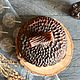 Сахарница - желудь из красной глины с фактурной крышкой. Сахарницы. Гончарная студия Орловых (gonchar-master) (gonchar-master). Ярмарка Мастеров.  Фото №13