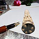 Brass handle with silver ORNAMENT. Handle. The Gift Oasis. My Livemaster. Фото №11