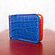 Wallet money clip crocodile leather, Clamps, Moscow,  Фото №1