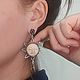 Заказать Серьги серебряные Два солнца гранат сердолик. Gvozdica jewelry (Ольга). Ярмарка Мастеров. . Серьги классические Фото №3