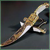 Сувениры и подарки handmade. Livemaster - original item Damascus knife as a gift z835. Handmade.