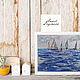 Yachts silver-painting with the sea. Pictures. Annet Loginova. Online shopping on My Livemaster.  Фото №2