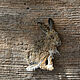 Textile boho brooch Hare. Brooches. Heat hands (TeplOlino). Online shopping on My Livemaster.  Фото №2