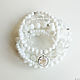 bracelet 'snowflake'. Bead bracelet. Linda (LKdesign). Online shopping on My Livemaster.  Фото №2