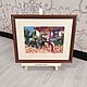 Painting cross stitch Rustic landscape Bicycle Provence. Pictures. Alena (Sweet Home). Интернет-магазин Ярмарка Мастеров.  Фото №2