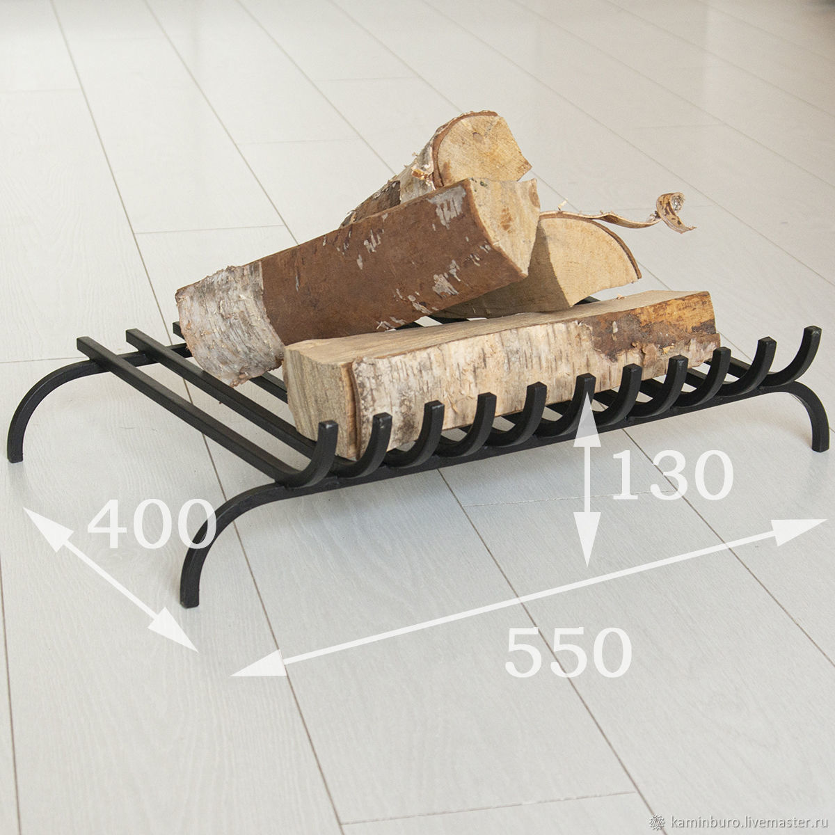 Колосник, подставка для дров Прима для камина или топки в интернет-магазине  Ярмарка Мастеров по цене 7350 ₽ – UAZN0RU | Камины, Москва - доставка по  России