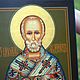  Святой Николай Чудотворец. Иконы. Иконописный образ. Ярмарка Мастеров.  Фото №4