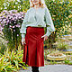  Skirt made of Italian wool, Raspberry sorbet. Skirts. Blouse Blues. My Livemaster. Фото №5