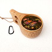 Посуда handmade. Livemaster - original item Wooden Mug Kuksa. Mug made of solid wood 200 ml. Art.26037. Handmade.