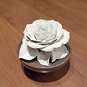Для дома и интерьера handmade. Livemaster - original item White rose for aroma diffuser. Handmade.