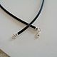 Order Choker made of 4 mm rubber cord and 925 silver. marusjy. Livemaster. . Chokers Фото №3