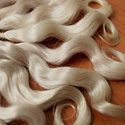 Материалы для творчества handmade. Livemaster - original item Natural hair for dolls (Blonde). Handmade.