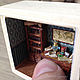 office. A roombox in 1:48 (custom). Model. CountersunkHouses (olgamutina). My Livemaster. Фото №4