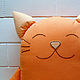 Decorative pillow toy Red cat. Pillow. pillowstown. My Livemaster. Фото №4
