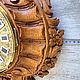 Винтаж: Винтажные настенные часы ручной работы Бельгия. Предметы интерьера винтажные. Antik. Ярмарка Мастеров.  Фото №4