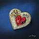 Brooch: Heart of gold, Brooches, Ekaterinburg,  Фото №1