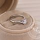 Золотое кольцо с бриллиантом 1 карат. Кольцо помолвочное. FROLOF JEWELRY. Ярмарка Мастеров.  Фото №9