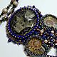 Necklace-pendant with ammonites and geode. Necklace. nata-sabirova.handmade jewelry. My Livemaster. Фото №4