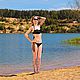 Whether on the beach Queen in a bathing suit and sandals handmade from our production! Brand SAKATO.Moscow
