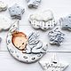 Пряники на крестины. Набор пряников. sweet_ginger__stories. Интернет-магазин Ярмарка Мастеров.  Фото №2
